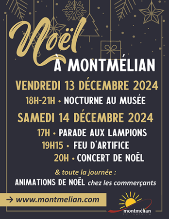 Noël à Montmélian vendredi 15 et samedi 16 décembre 2023